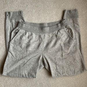 J.Crew Grey Ankle Zip Joggers M